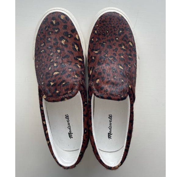 GUC Sidewalk Slip-Ons in Painted Leopard Calf Hair - Picture 4 of 7